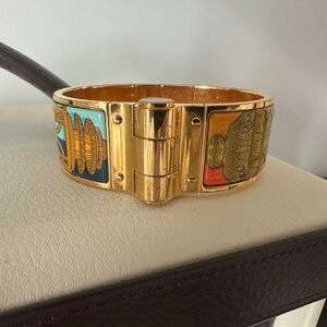 Hermes hinged bracelet